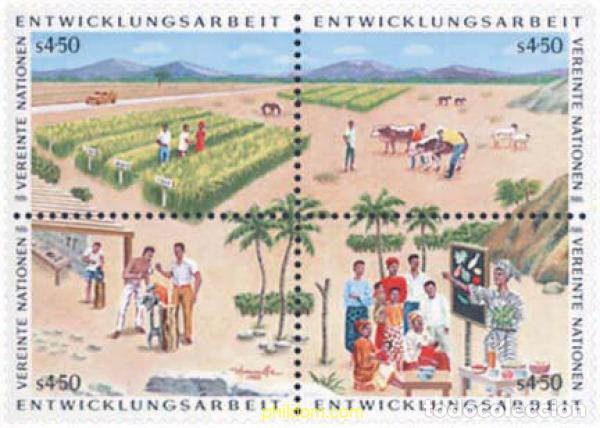 Sellos: 6830 MNH NACIONES UNIDAS. Viena 1986 PROGRAMA DE LAS NACIONES UNIDAS PARA EL DESARROLLO