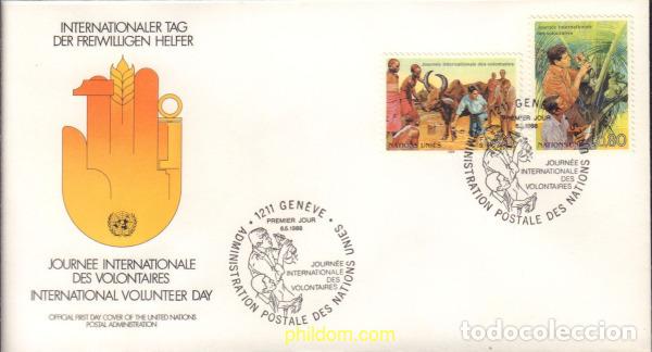 Sellos: 404335 MNH NACIONES UNIDAS. Ginebra 1988 DIA MUNDIAL DEL VOLUNTARIADO