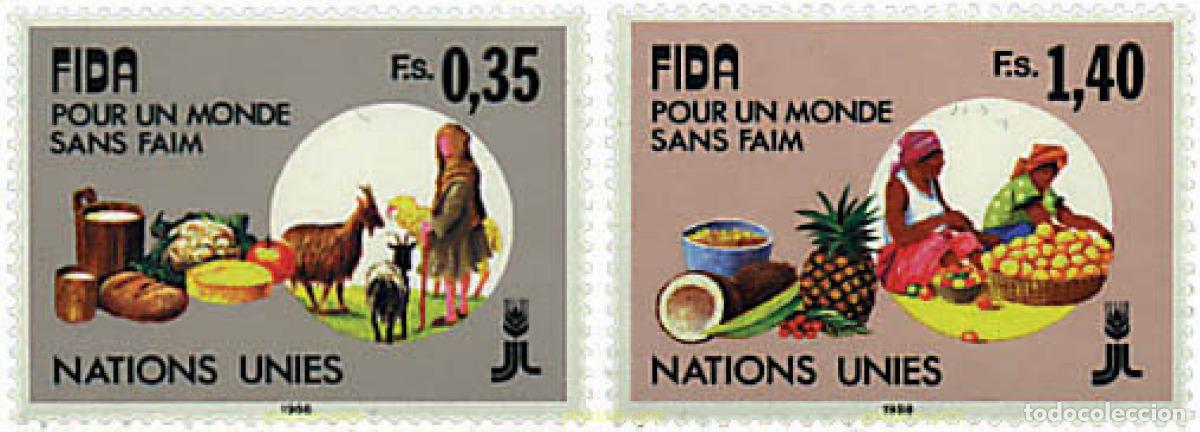 Sellos: 29883 MNH NACIONES UNIDAS. Ginebra 1988 FONDO PARA EL DESARROLLO DE LA AGRICULTURA