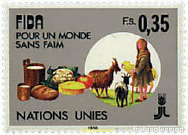 Sellos: 209366 MNH NACIONES UNIDAS. Ginebra 1988 FONDO PARA EL DESARROLLO DE LA AGRICULTURA