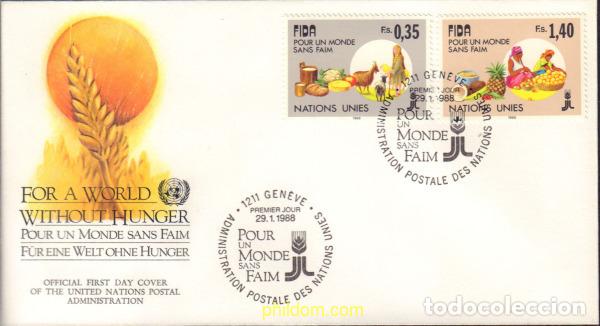Sellos: 404334 MNH NACIONES UNIDAS. Ginebra 1988 FONDO PARA EL DESARROLLO DE LA AGRICULTURA