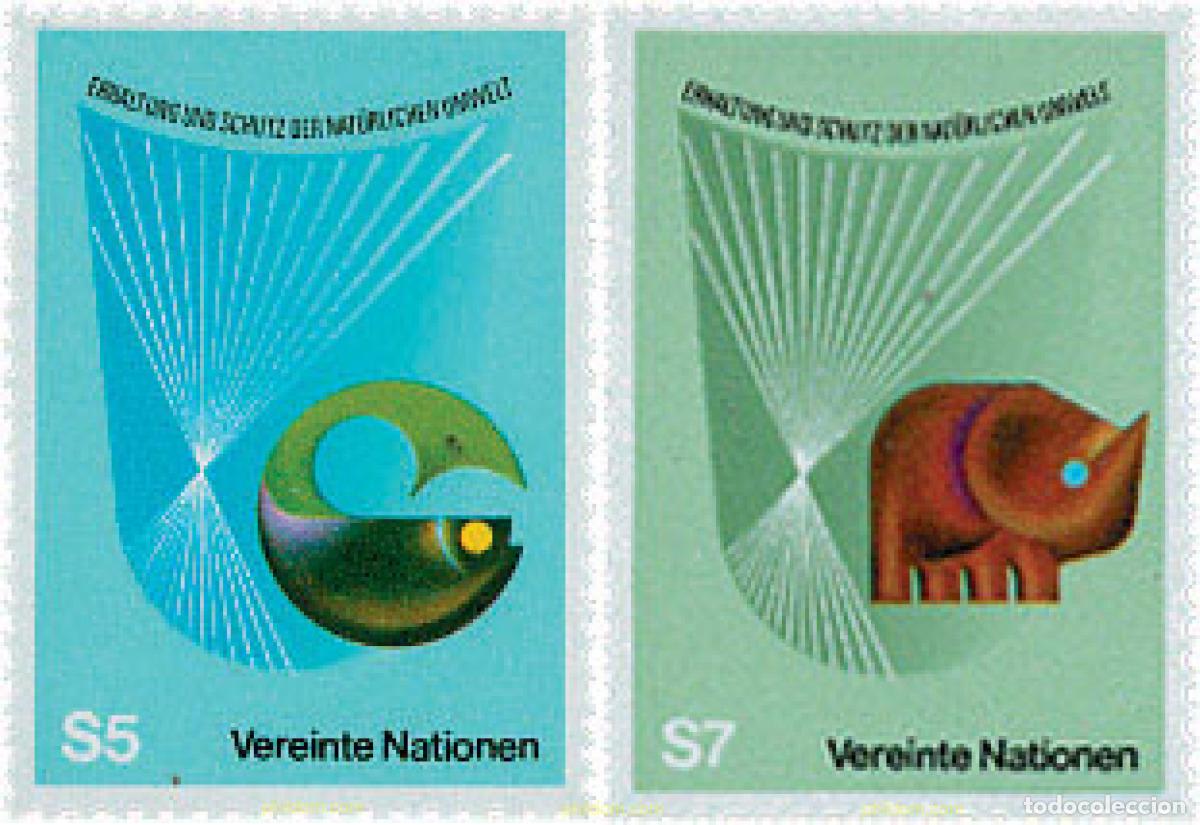 Sellos: 56455 MNH NACIONES UNIDAS. Viena 1982 CONSERVACION DE LA NATURALEZA