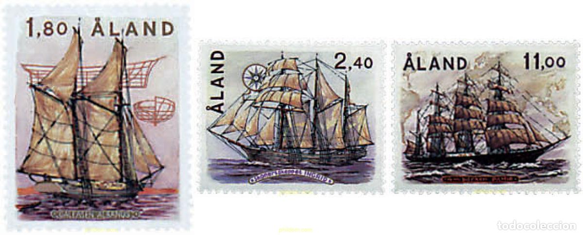 Sellos: 92760 MNH ALAND 1988 LA NAVEGACION A VELA EN ALAND