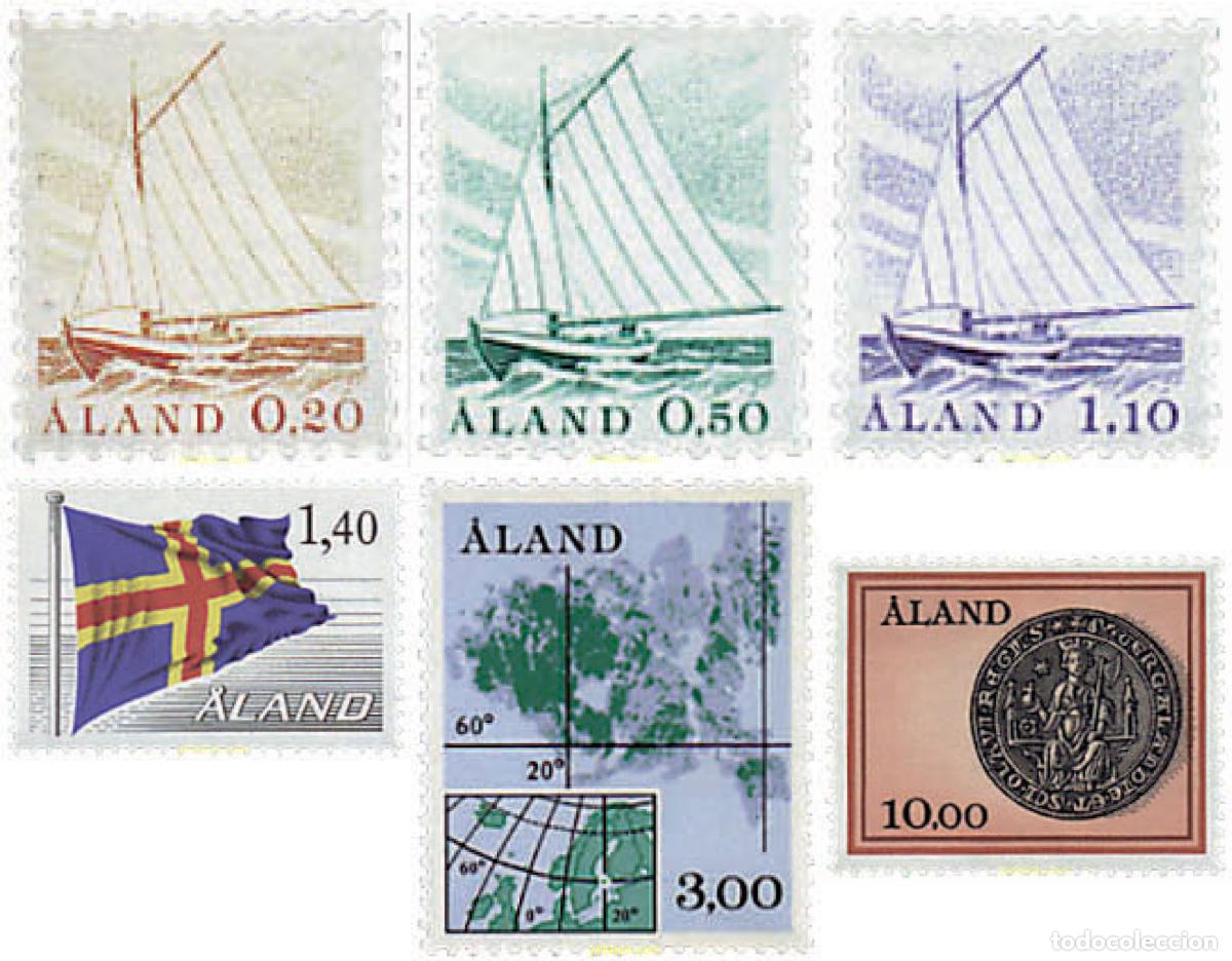 Sellos: 87724 MNH ALAND 1984 MOTIVOS VARIOS