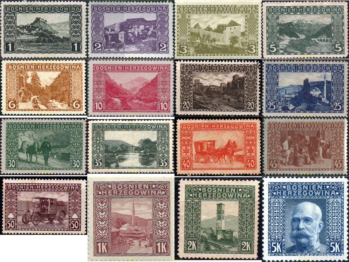Sellos: 790677 USED BOSNIA-HERZEGOVINA 1906 PAISAJES