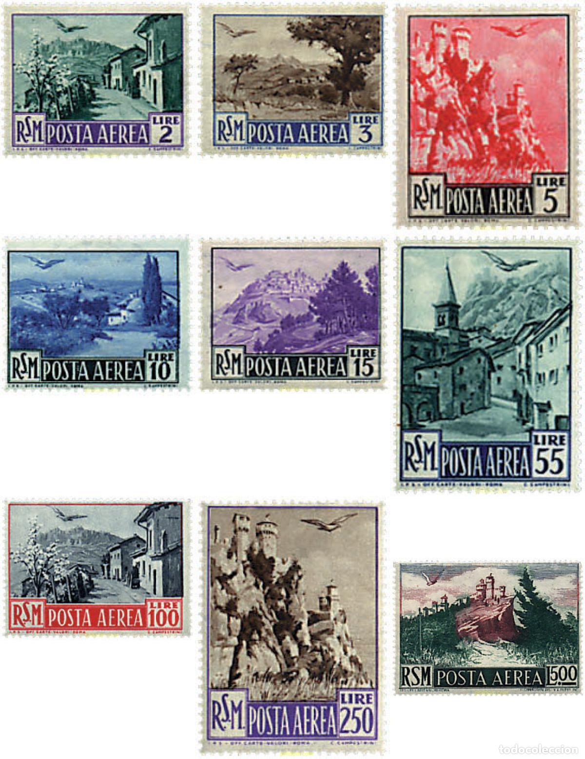 Sellos: 35834 MNH SAN MARINO 1950 VISTAS