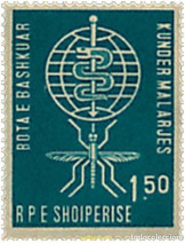 Sellos: 680753 MNH ALBANIA 1962 ERRADICACION DE LA MALARIA