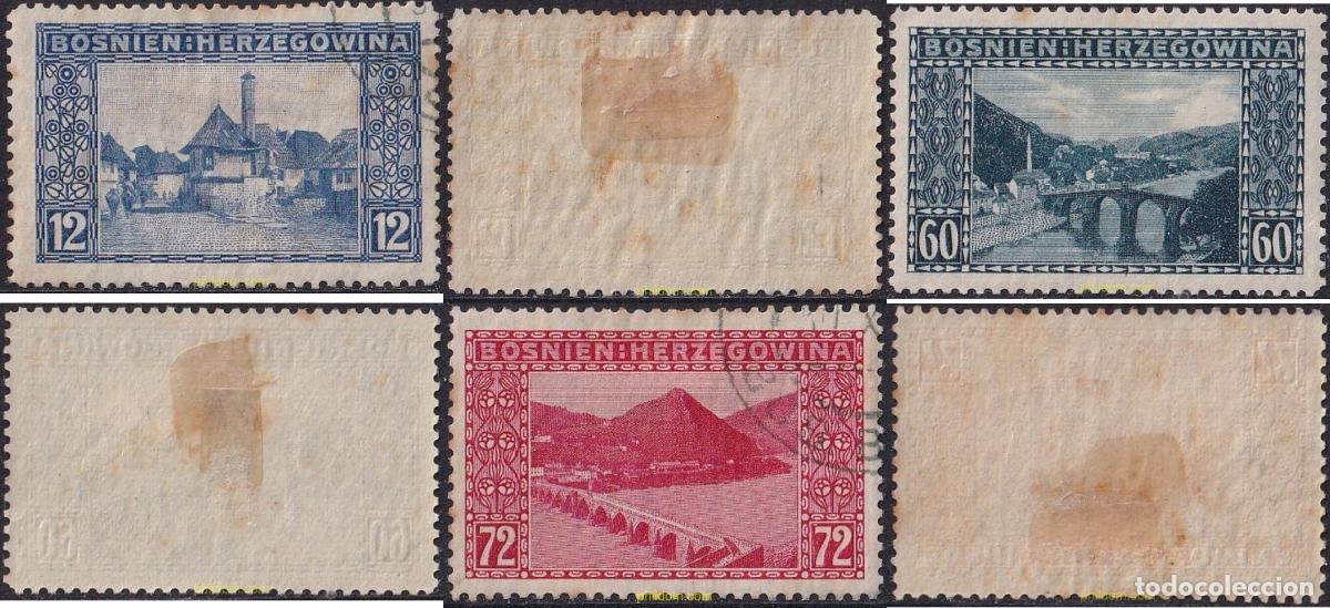 Sellos: 790682 USED BOSNIA-HERZEGOVINA 1912 PAISAJES