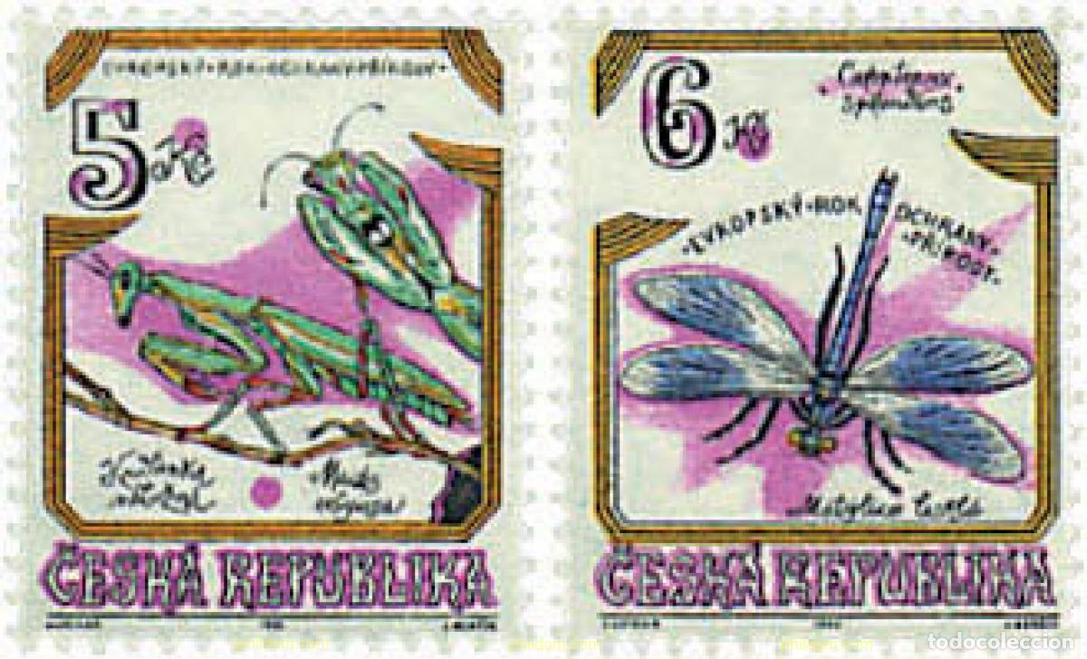Sellos: 630030 MNH CHEQUIA 1995 INSECTOS