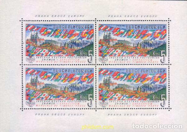 Sellos: 11056 MNH CHECOSLOVAQUIA 1961 PRELUDIO DE LA EXPOSICION FILATELICA INTERNACIONAL