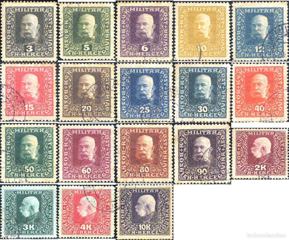 Sellos: 297967 USED BOSNIA-HERZEGOVINA 1916 KAISER