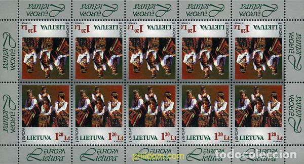 Sellos: 9160 MNH LITUANIA 1998 EUROPA CEPT. FESTIVALES Y FIESTAS NACIONALES