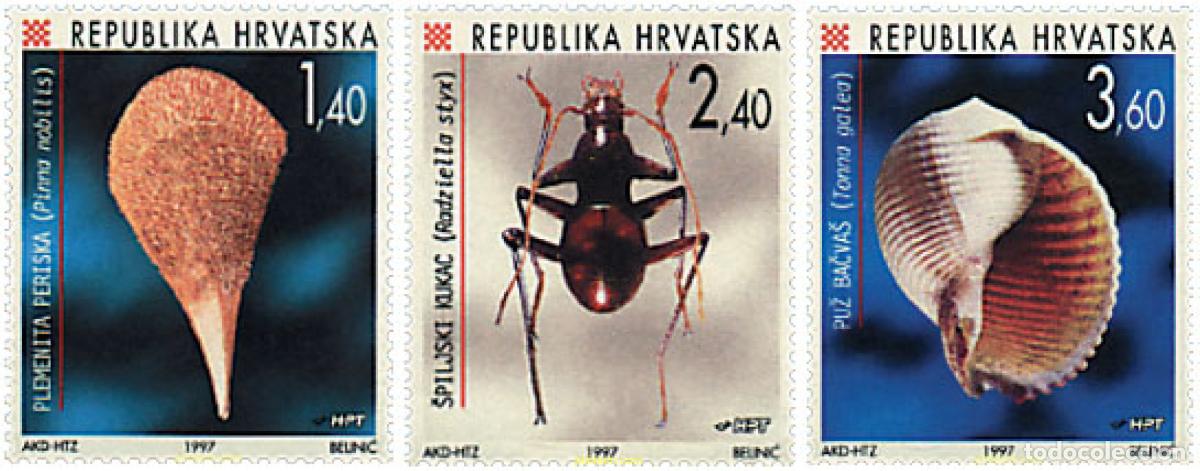 Sellos: 51259 MNH CROACIA 1997 FAUNA CROATA