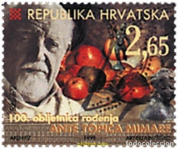 Sellos: 41714 MNH CROACIA 1998 100 ANIVERSARIO DEL PINTOR ANTE TOPIC MIMARA