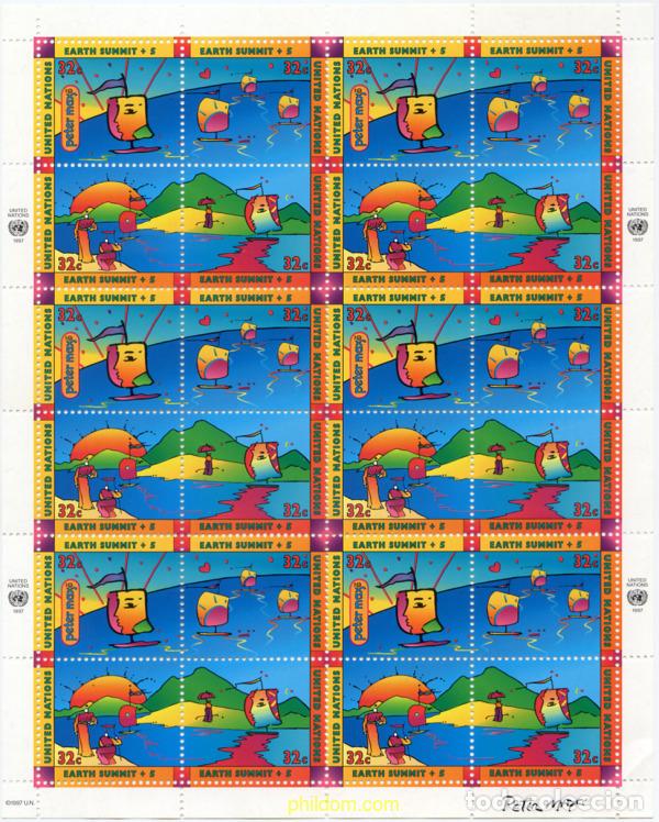 Sellos: 25028 MNH NACIONES UNIDAS. Nueva York 1997 CUMBRE DEL PLANETA TIERRA