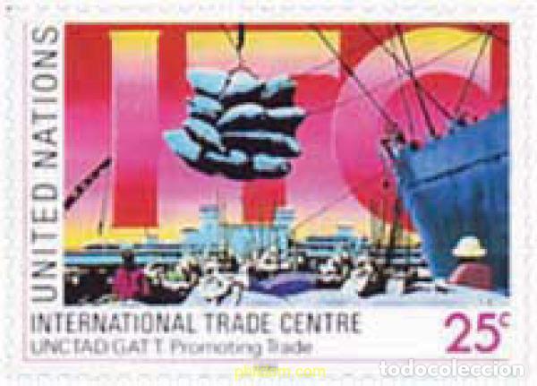 Sellos: 141307 MNH NACIONES UNIDAS. Nueva York 1990 EL CENTRO DE COMERCIO INTERNACIONAL