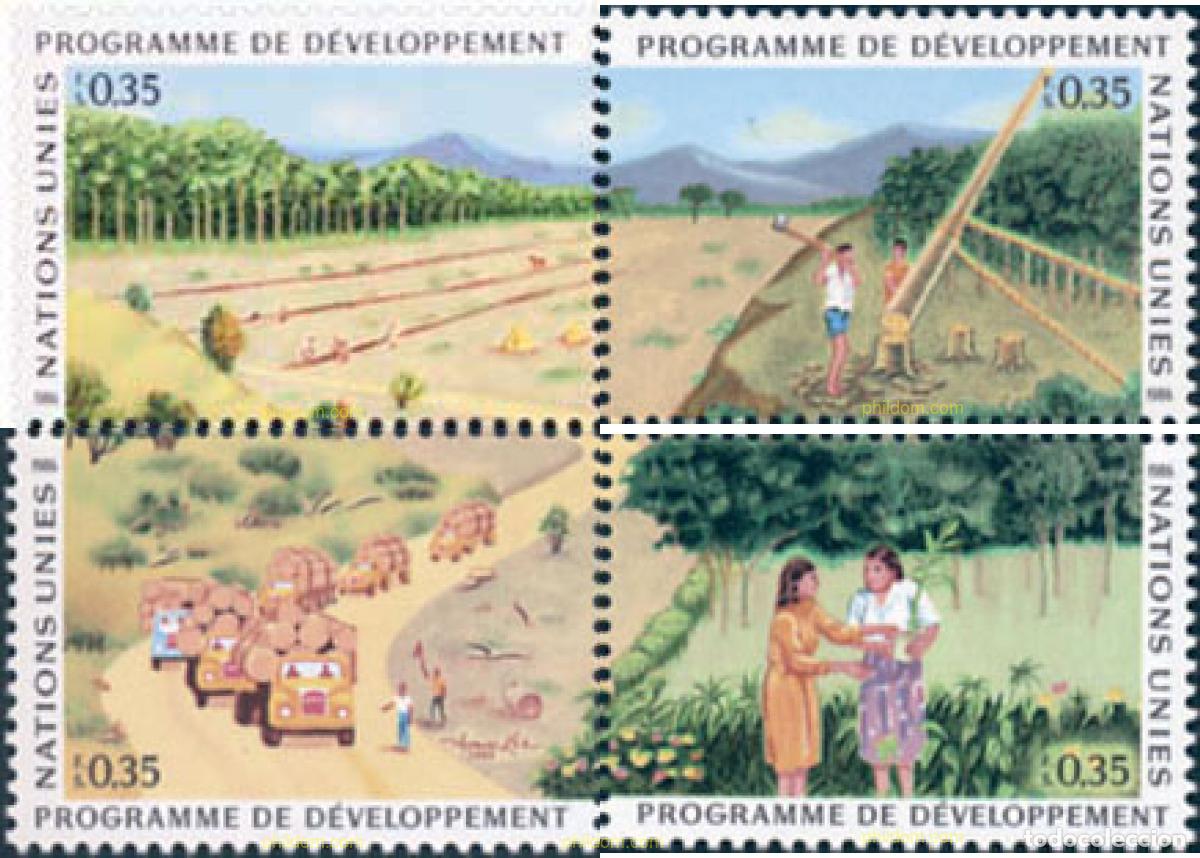 Sellos: 44716 MNH NACIONES UNIDAS. Ginebra 1986 PROGRAMA DE LAS NACIONES UNIDAS PARA EL DESARROLLO