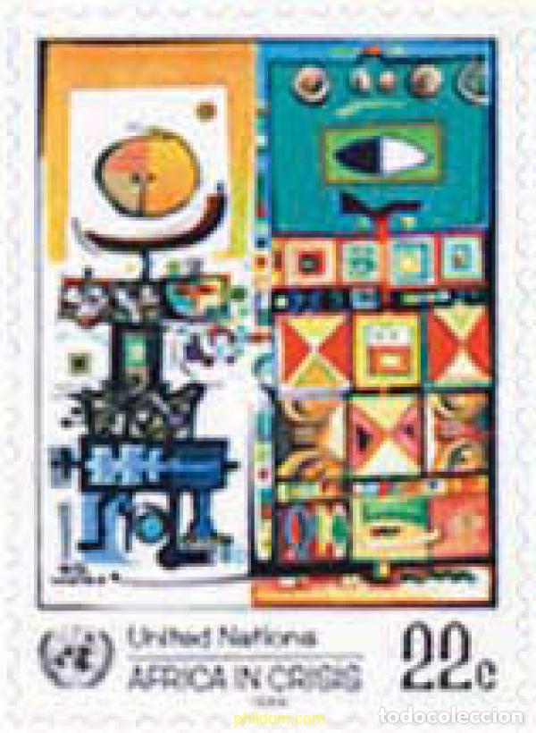 Sellos: 127134 MNH NACIONES UNIDAS. Nueva York 1986 AFRICA EN CRISIS