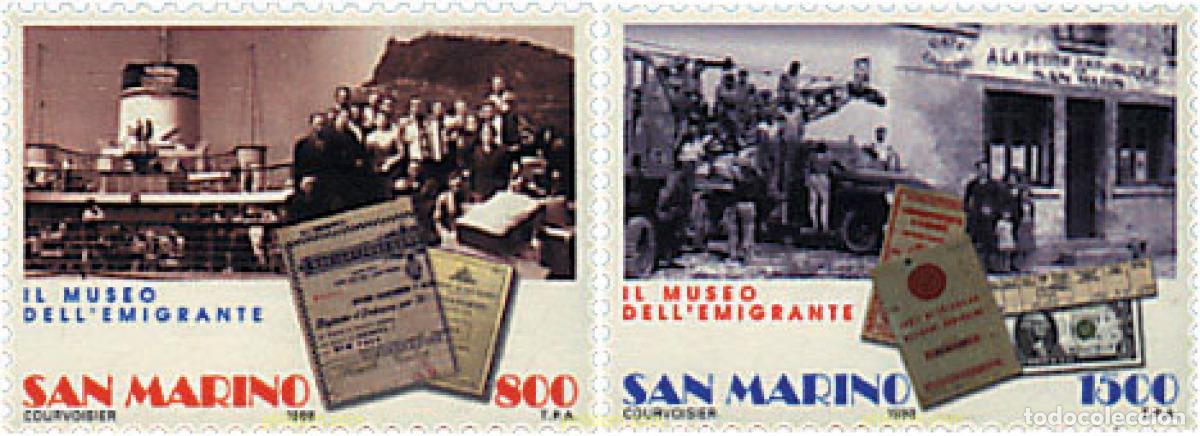 Sellos: 46581 MNH SAN MARINO 1998 LA EMIGRACION