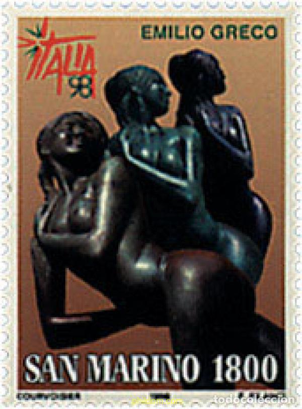 Sellos: 39148 MNH SAN MARINO 1998 EXPOSICION FILATELICA INTERNACIONAL. ITALIA 98