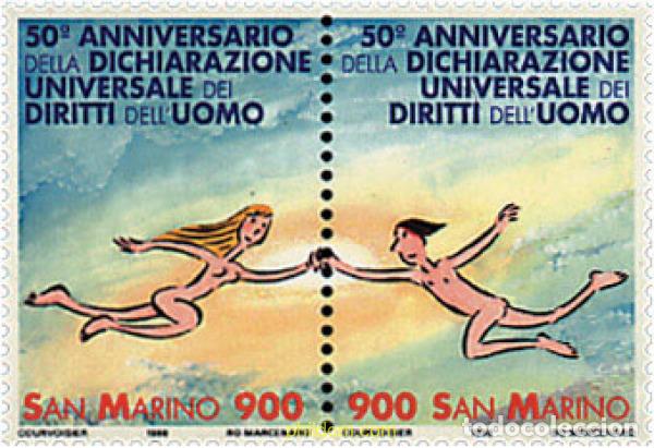 Sellos: 6926 MNH SAN MARINO 1998 EXPOSICION FILATELICA INTERNACIONAL. ITALIA 98