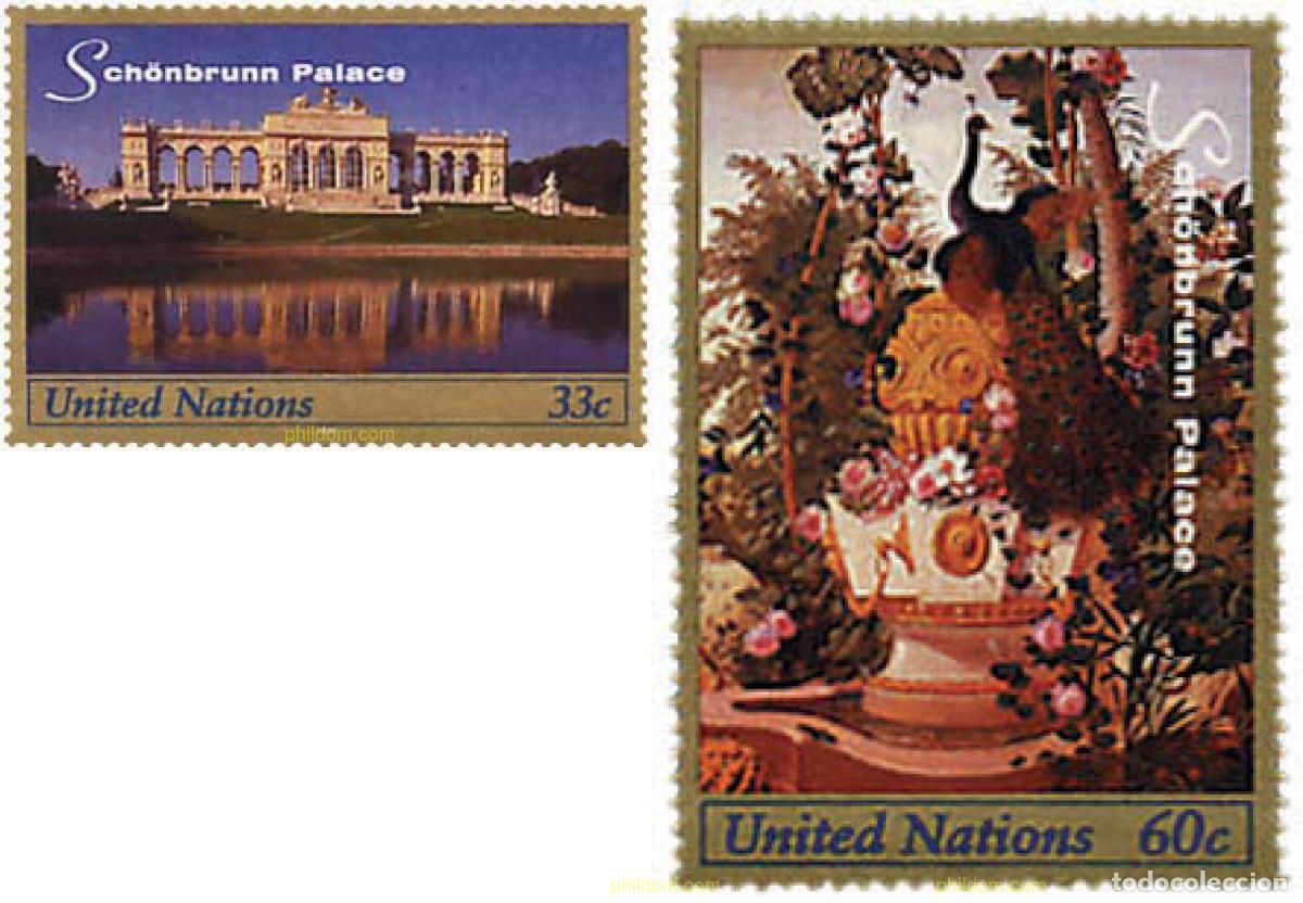 Sellos: 100192 MNH NACIONES UNIDAS. Nueva York 1998 CASTILLO DE SCH&Ouml;NBRUNN. PATRIMONIO MUNDIAL