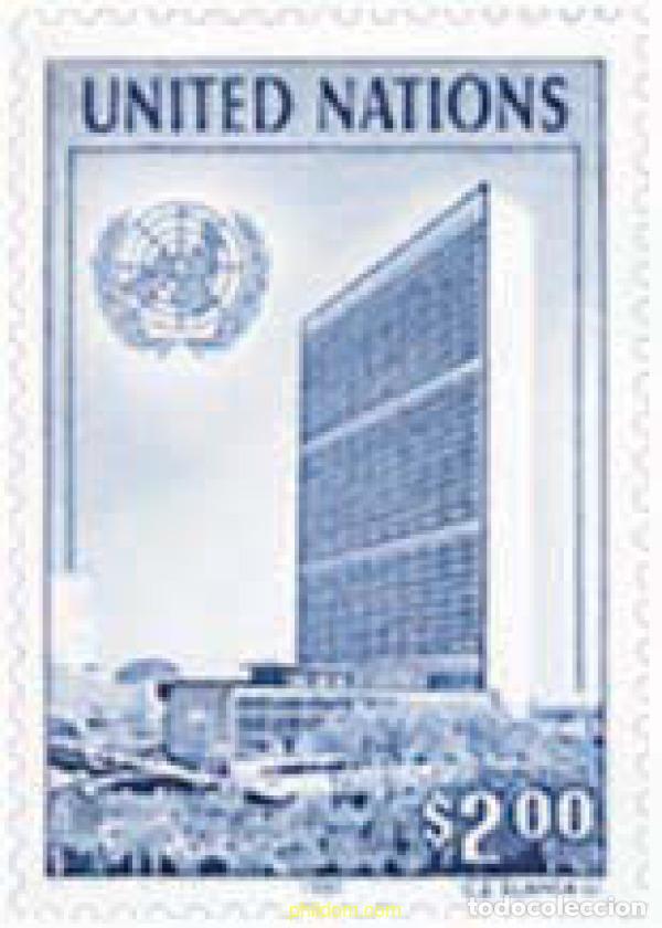 Sellos: 141309 MNH NACIONES UNIDAS. Nueva York 1991 EDIFICIOS