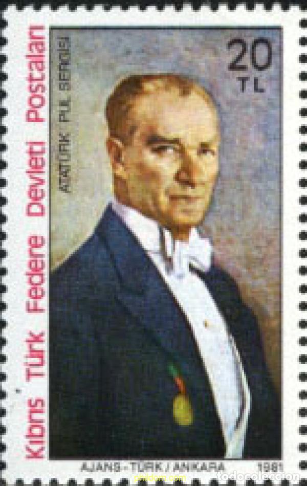 Sellos: 164662 MNH CHIPRE. Administraci&oacute;n turca 1981 EXPOSICION FILATELICA ATAT&Uuml;RK