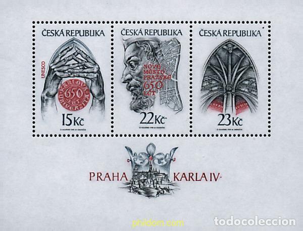 Sellos: 30930 MNH CHEQUIA 1998 PRAGA EN TIEMPOS DE CARLOS IV