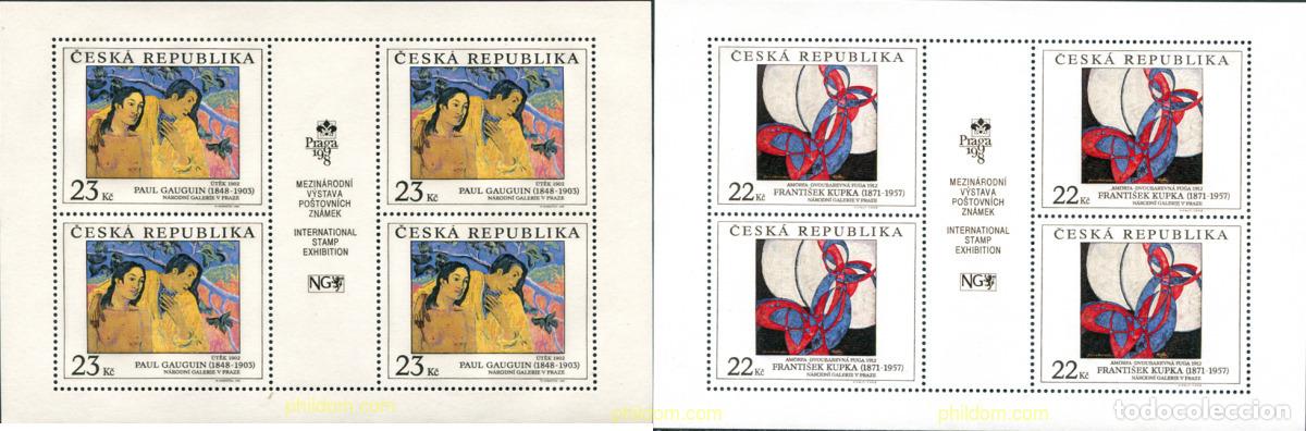 Sellos: 7873 MNH CHEQUIA 1998 OBRAS DE ARTE EN LOS SELLOS