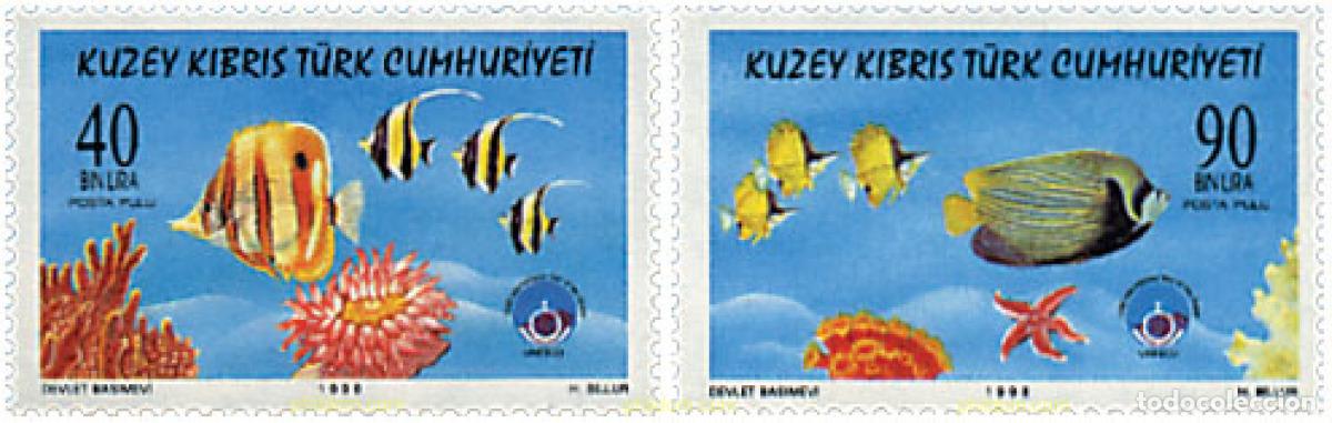 Sellos: 51429 MNH CHIPRE. Administraci&oacute;n turca 1998 DIA MUNDIAL DE LA ECOLOGIA