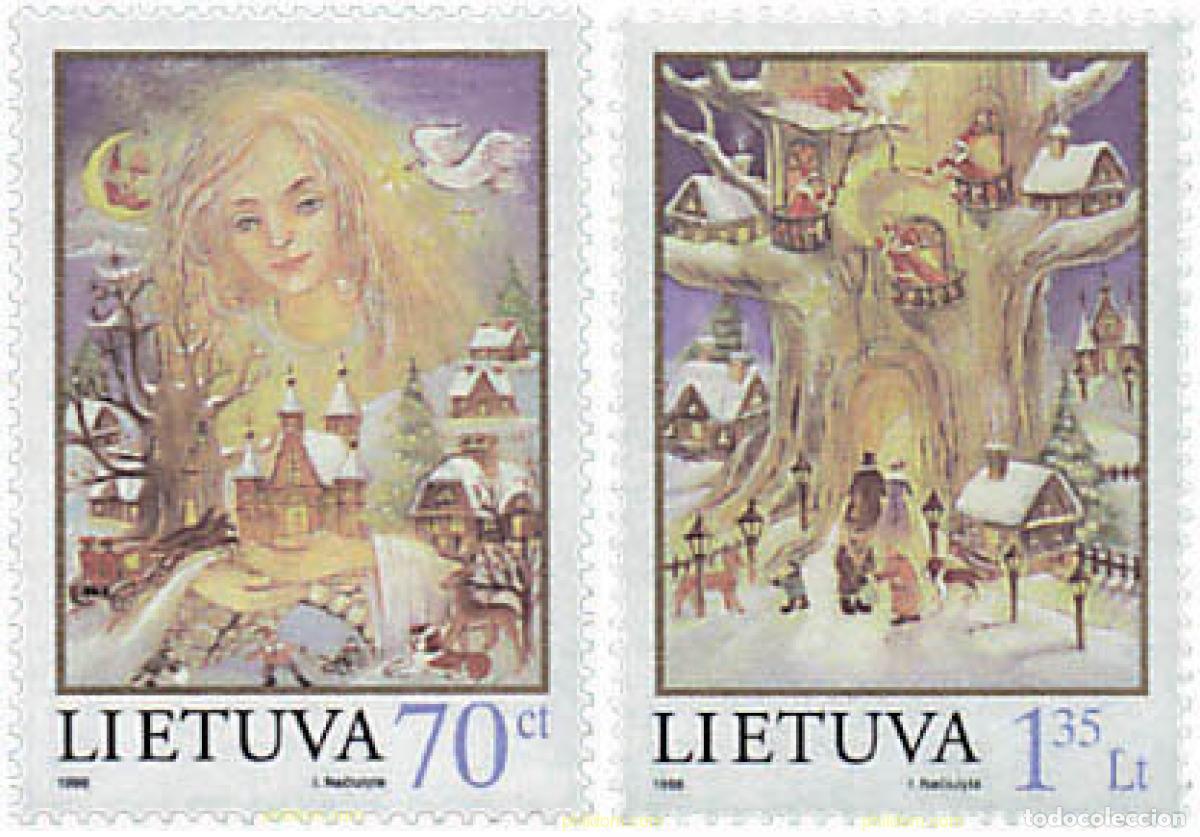 Sellos: 49585 MNH LITUANIA 1998 NAVIDAD