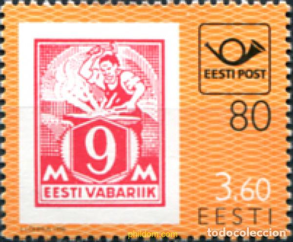 Sellos: 85772 MNH ESTONIA 1998 80 ANIVERSARIO DEL CORREO EN ESTONIA