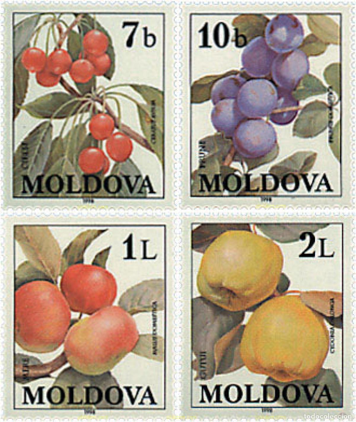 Sellos: 64754 MNH MOLDAVIA 1998 FLORA. FRUTOS DIVERSOS
