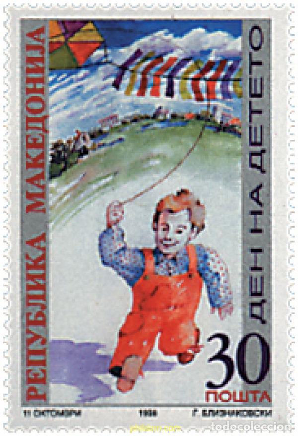 Sellos: 66040 MNH MACEDONIA 1998 DIA DEL NI&Ntilde;O