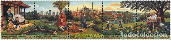 Sellos: 6394 MNH NACIONES UNIDAS. Ginebra 1996 CIMERA PUEBLOS Y CIUDADES