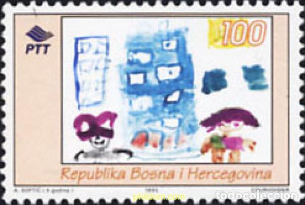 Sellos: 113449 MNH BOSNIA-HERZEGOVINA 1995 SEMANA DEL NI&Ntilde;O