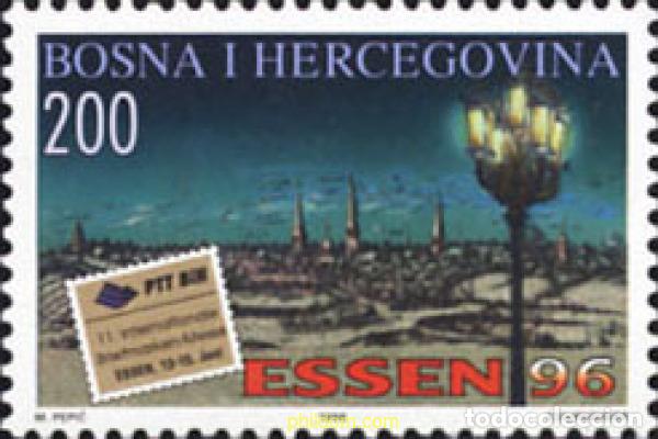Sellos: 113480 MNH BOSNIA-HERZEGOVINA 1996 ESSEN 96. 11&ordm; FERIA INTERNACIONAL DEL SELLO