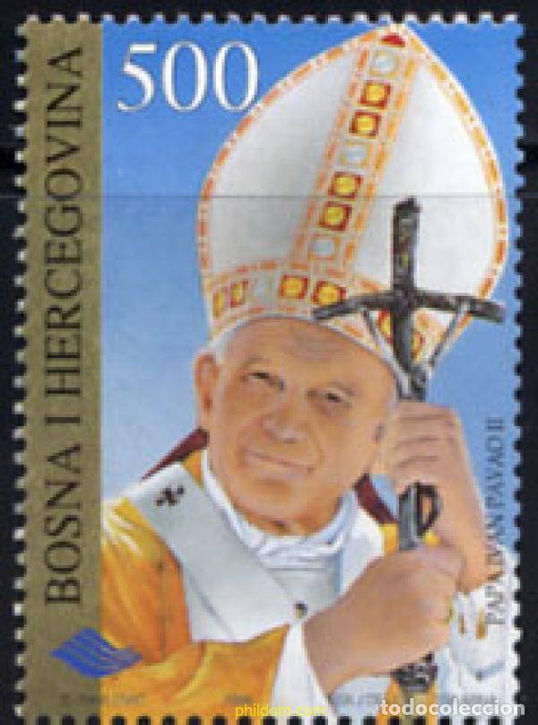 Sellos: 113827 MNH BOSNIA-HERZEGOVINA 1996 VISITA DE SS EL PAPA JUAN PABLO II