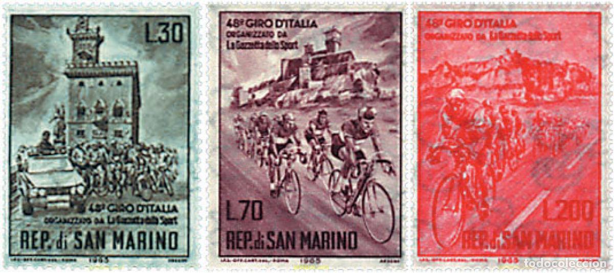 Selos: 70050 MNH SAN MARINO 1965 48 GIRO DE ITALIA