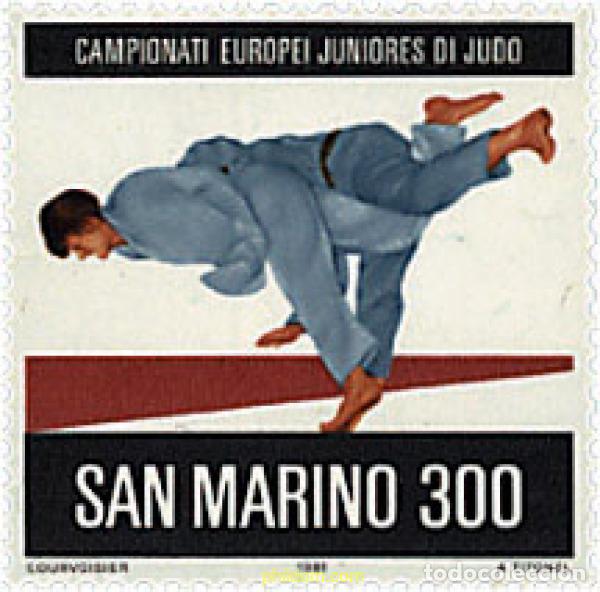 Sellos: 70330 MNH SAN MARINO 1981 CAMPEONATOS JUVENILES DE EUROPA DE JUDO