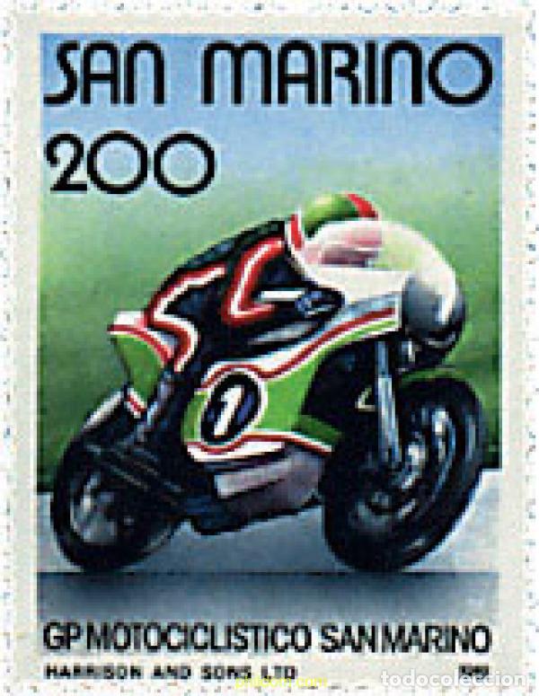 Sellos: 42095 MNH SAN MARINO 1981 GRAN PREMIO MOTOCICLISTA DE SAN MARINO
