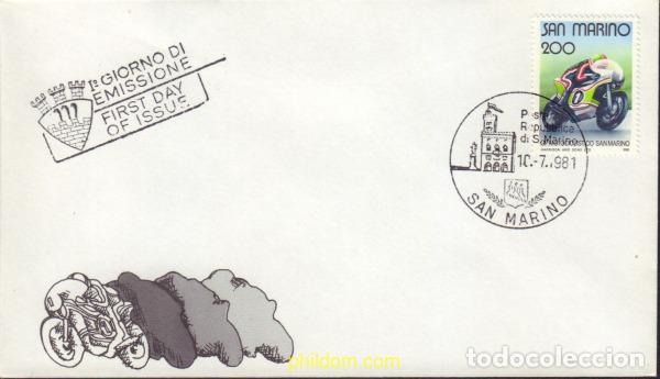 Sellos: 600876 MNH SAN MARINO 1981 GRAN PREMIO MOTOCICLISTA DE SAN MARINO