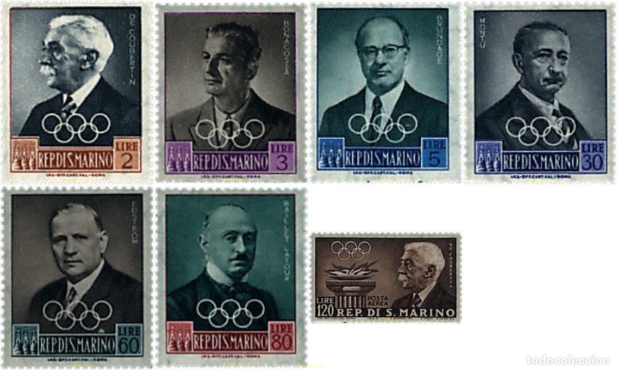 Sellos: 70034 MNH SAN MARINO 1959 17 JUEGOS OLIMPICOS VERANO ROMA 1960