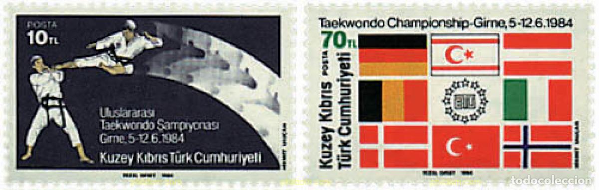 Sellos: 51436 MNH CHIPRE. Administraci&oacute;n turca 1984 CAMPEONATOS DE EUROPA DE TAEKWONDO
