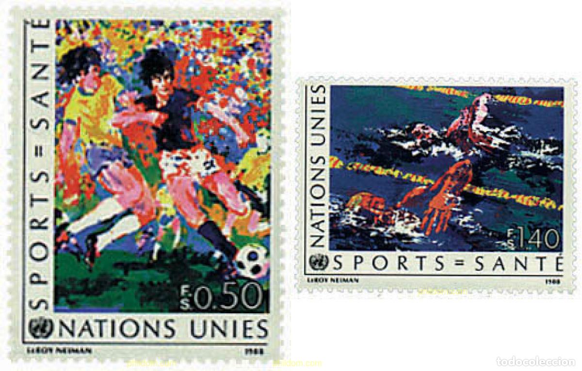 Sellos: 30397 MNH NACIONES UNIDAS. Ginebra 1988 LA SALUD POR EL DEPORTE