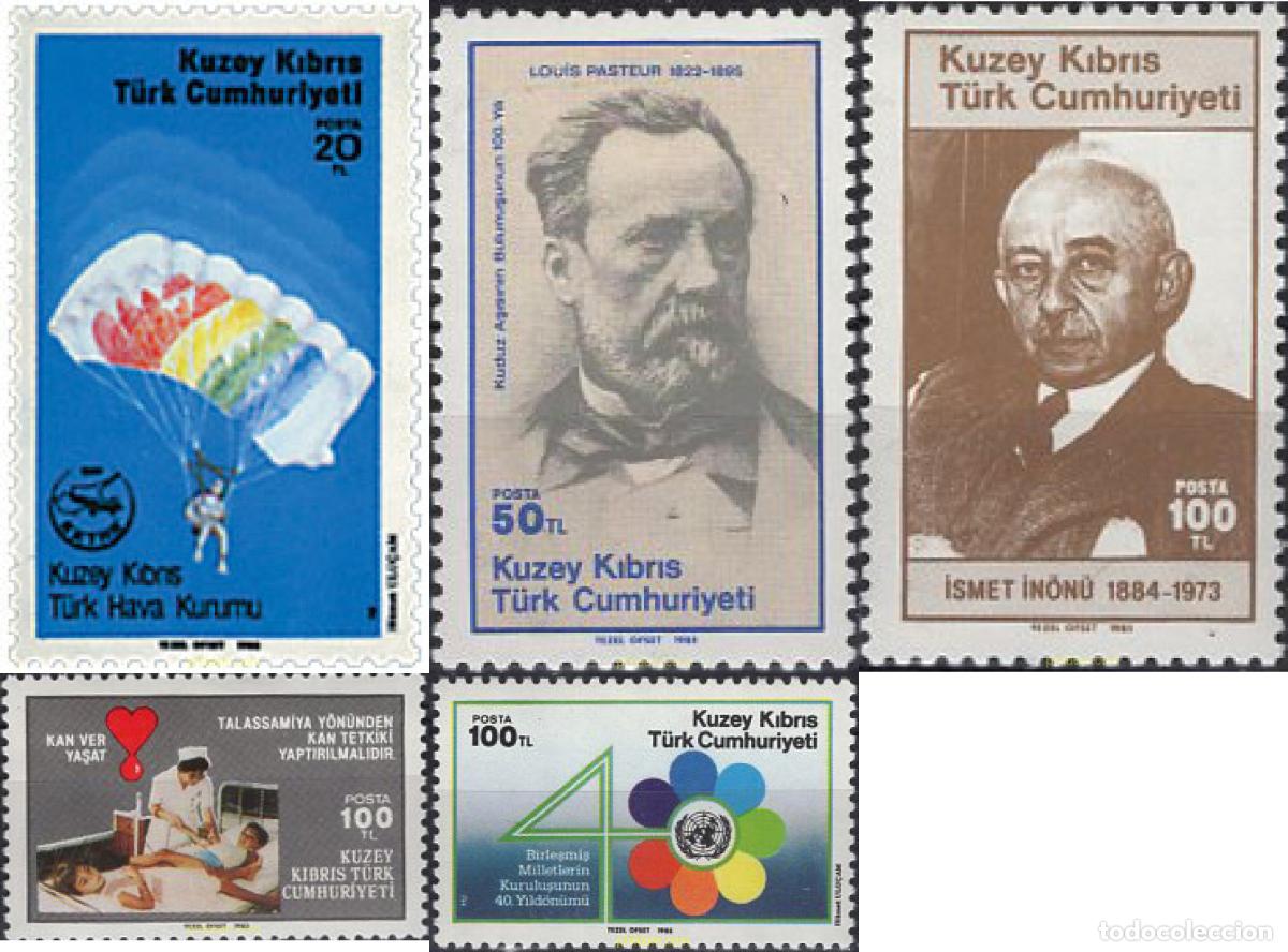 Sellos: 51437 MNH CHIPRE. Administraci&oacute;n turca 1985 ACONTECIMIENTOS VARIOS