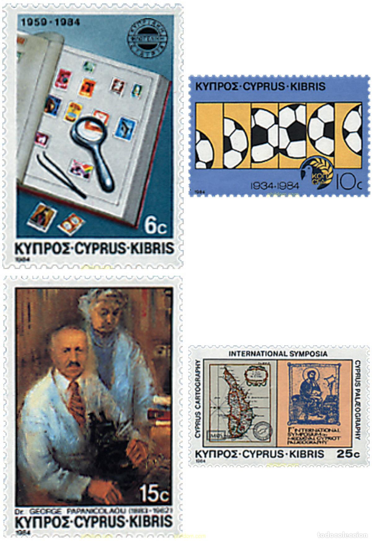 Sellos: 72482 MNH CHIPRE 1984 EFEMERIDES