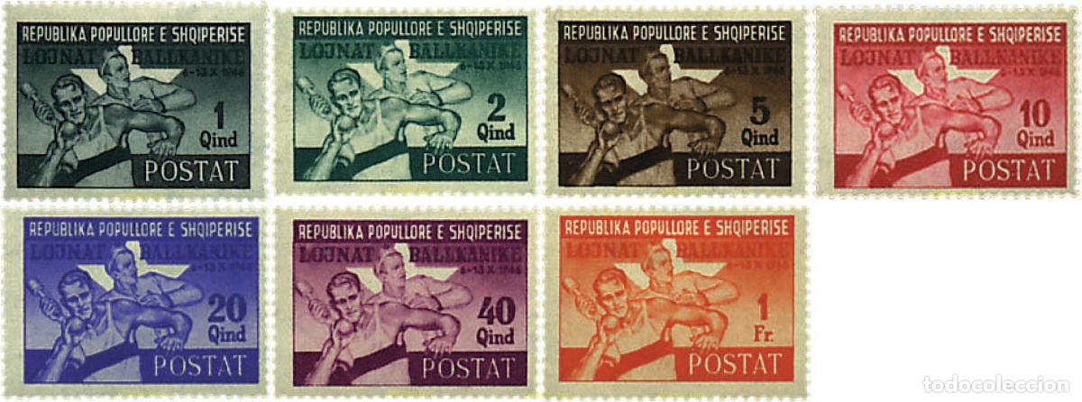 Sellos: 78051 MNH ALBANIA 1946 JUEGOS BALCANICOS