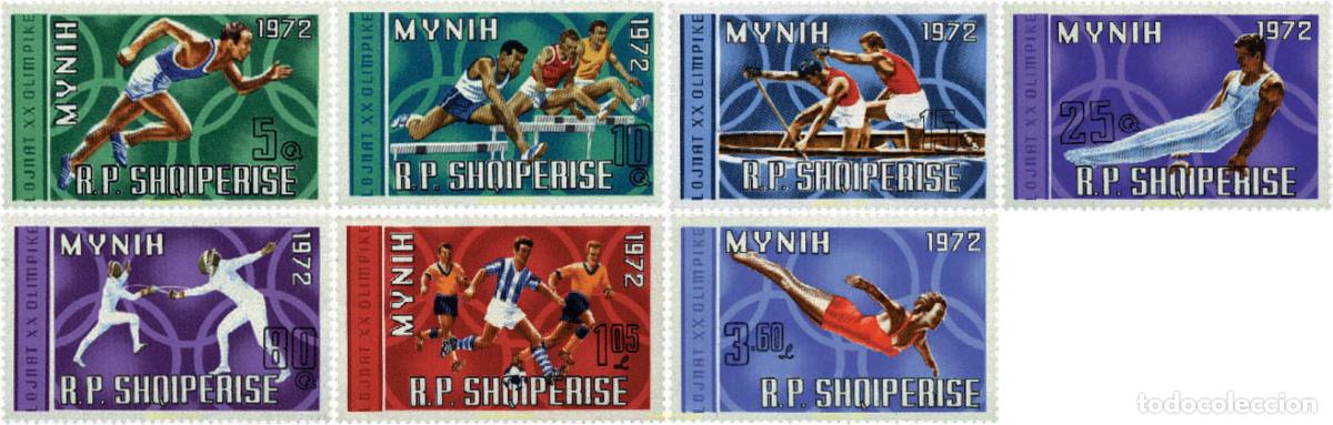 Sellos: 229653 HINGED ALBANIA 1971 20 JUEGOS OLIMPICOS VERANO MUNICH 1972